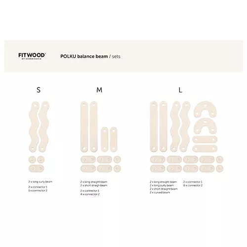 Fitwood Balansbalken Polku - L - Berk 4 Fitwood Balansbalken Polku - L - Berk - Afbeelding 4