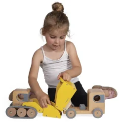 Janod Kiepwagen En Bulldozer -speelgarages, auto's & voertuigen Winkel 11.4634 janod kiepwagen en bulldozer ilovespeelgoed.nl9