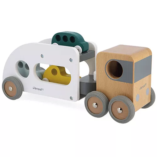 Janod Transportwagen Auto's 2 Janod Transportwagen Auto's - Afbeelding 2