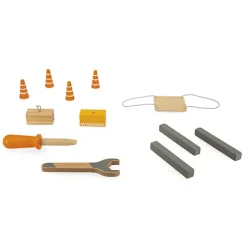 Janod Grote Hijskraan -speelgarages, auto's & voertuigen Winkel 11.6468 janod grote hijskraan ilovespeelgoed.nl12