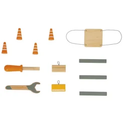 Janod Grote Hijskraan -speelgarages, auto's & voertuigen Winkel 11.6468 janod grote hijskraan ilovespeelgoed.nl14