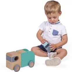 Janod Vuilniswagen -speelgarages, auto's & voertuigen Winkel 114633 9