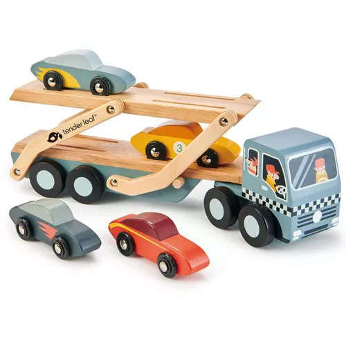 Tender Leaf Toys Autotransporteur Raceauto's 1 Tender Leaf Toys Autotransporteur Raceauto's
