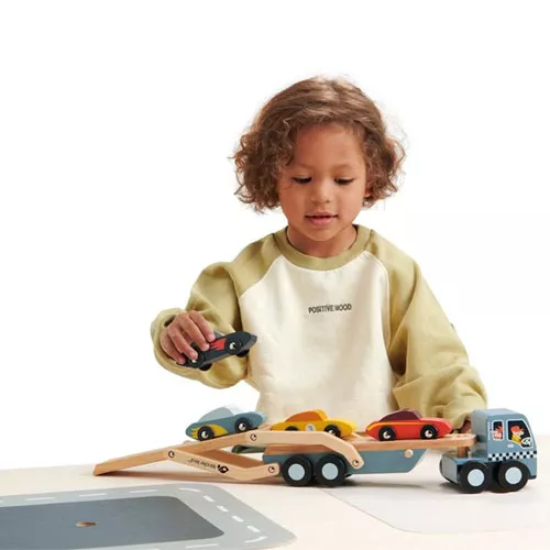 Tender Leaf Toys Autotransporteur Raceauto's 7 Tender Leaf Toys Autotransporteur Raceauto's - Afbeelding 7
