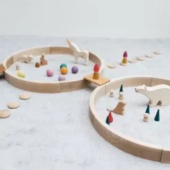 Abel Wooden Toys Abel Blokken - 12st 12 Abel Wooden Toys Abel Blokken - 12st -speelgarages, auto's & voertuigen Winkel abel blokken 12st 3 2