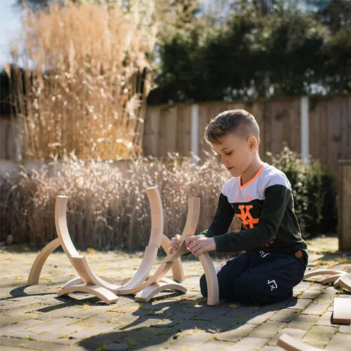 Abel Wooden Toys Abel Blokken - 12st 8 Abel Wooden Toys Abel Blokken - 12st - Afbeelding 8