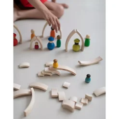 Abel Wooden Toys Abel Blokken Golden Ratio - 24st 15 Abel Wooden Toys Abel Blokken Golden Ratio - 24st -speelgarages, auto's & voertuigen Winkel abel blokken golden ratio 24st 8
