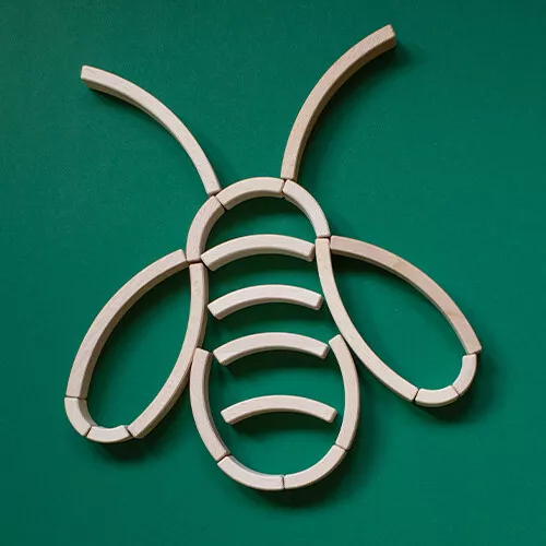 Abel Wooden Toys Abel Blokken Golden Ratio - 24st 7 Abel Wooden Toys Abel Blokken Golden Ratio - 24st - Afbeelding 7