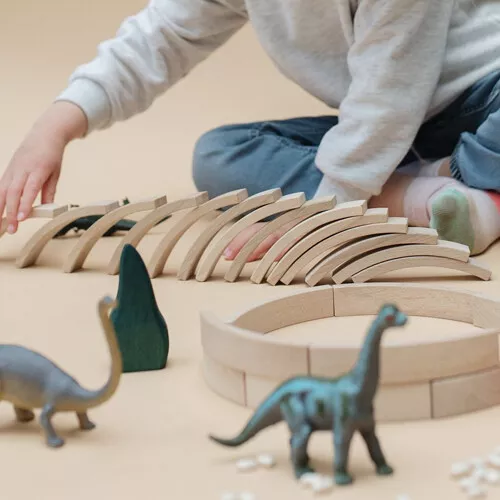 Abel Wooden Toys Abel Blokken Mini - 66st 2 Abel Wooden Toys Abel Blokken Mini - 66st - Afbeelding 2