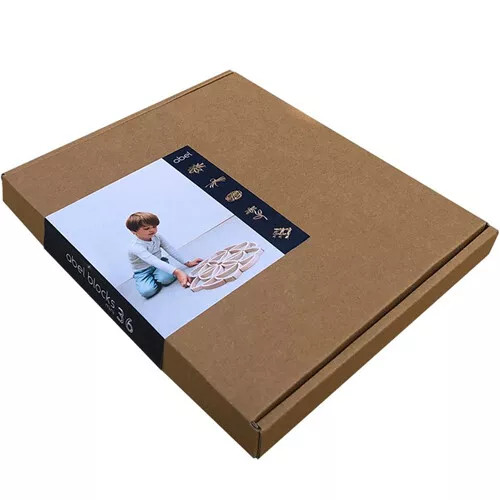 Abel Wooden Toys Abel Blokken Mini - 36st 1 Abel Wooden Toys Abel Blokken Mini - 36st