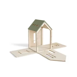 Babai Toys Magnetisch Poppenhuis - Khaki - L 13 Babai Toys Magnetisch Poppenhuis - Khaki - L -speelgarages, auto's & voertuigen Winkel babai toys magnetisch poppenhuis khaki l 14