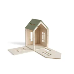 Babai Toys Magnetisch Poppenhuis - Khaki - L 12 Babai Toys Magnetisch Poppenhuis - Khaki - L -speelgarages, auto's & voertuigen Winkel babai toys magnetisch poppenhuis khaki l 8