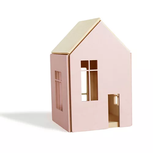 Babai Toys Magnetisch Poppenhuis - Roze - L 4 Babai Toys Magnetisch Poppenhuis - Roze - L - Afbeelding 4