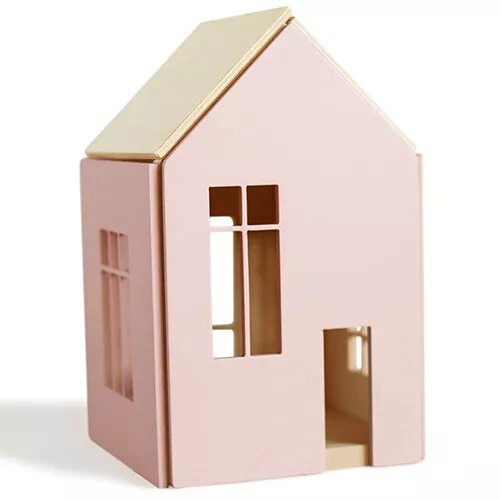 Babai Toys Magnetisch Poppenhuis - Roze - L 1 Babai Toys Magnetisch Poppenhuis - Roze - L