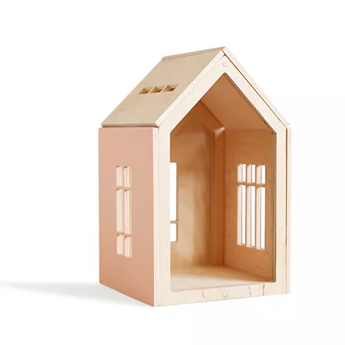 Babai Toys Magnetisch Poppenhuis - Roze - L 5 Babai Toys Magnetisch Poppenhuis - Roze - L - Afbeelding 5