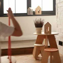 Babai Toys Magnetisch Poppenhuis - Terracotta - M -speelgarages, auto's & voertuigen Winkel babai toys magnetisch poppenhuis terracotta m 3