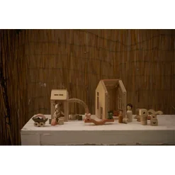 Babai Toys Magnetisch Poppenhuis - Terracotta - M -speelgarages, auto's & voertuigen Winkel babai toys magnetisch poppenhuis terracotta m 4