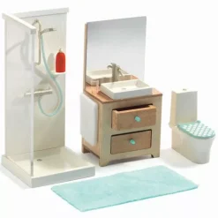 DJECO Speelgoed Djeco Poppenhuis Badkamer