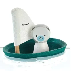 Plan Toys Badspeelgoed Zeilbootje En Ijsbeertje