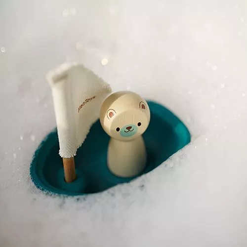 Plan Toys Badspeelgoed Zeilbootje En Ijsbeertje 4 Plan Toys Badspeelgoed Zeilbootje En Ijsbeertje - Afbeelding 4