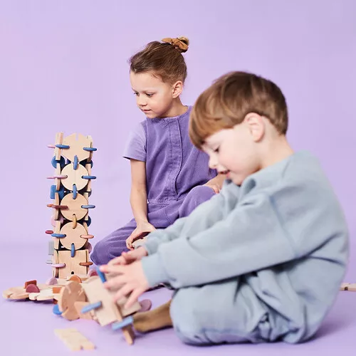 Bavvic Bouwset Builder - 48st 2 Bavvic Bouwset Builder - 48st - Afbeelding 2