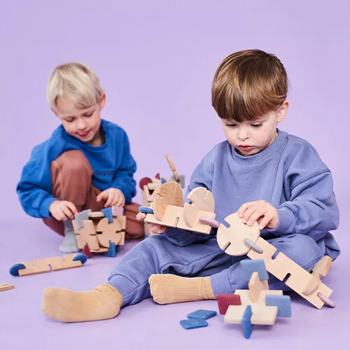 Bavvic Bouwset Builder - 48st 3 Bavvic Bouwset Builder - 48st - Afbeelding 3