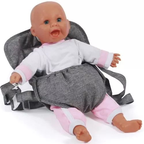 Bayer Chic Poppendraagzak Grijs 2 Bayer Chic Poppendraagzak Grijs - Afbeelding 2