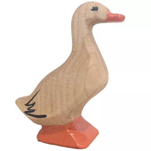 Bumbu Toys Eend Naturel - Rechtop - 6 Cm 1 Bumbu Toys Eend Naturel - Rechtop - 6 Cm