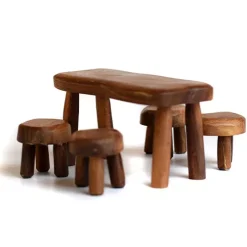 Bumbu Toys Poppenhuis Eetkamerset