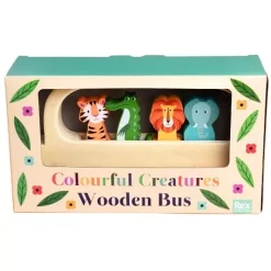 Rex London Bus Colourful Creatures 8 Rex London Bus Colourful Creatures -speelgarages, auto's & voertuigen Winkel bus1