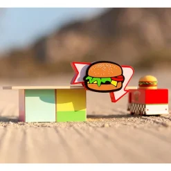 Candylab Stac Food Shack Snackbar - Burger -speelgarages, auto's & voertuigen Winkel candylab stac food shack burger 3