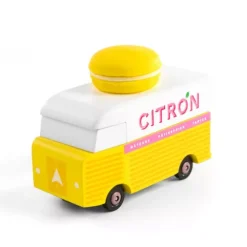 Candylab Candycar Citron Macaron Van -speelgarages, auto's & voertuigen Winkel citron macaron car1
