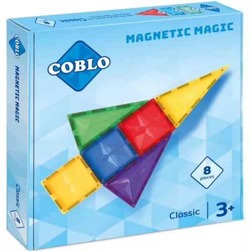Coblo Magnetische Tegels Classic - 8st 1 Coblo Magnetische Tegels Classic - 8st