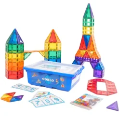 Coblo Magnetische Tegels Classic Schoolbox - 200st