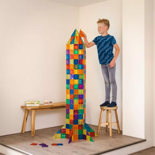 Coblo Magnetische Tegels Classic Schoolbox - 200st 3 Coblo Magnetische Tegels Classic Schoolbox - 200st - Afbeelding 3