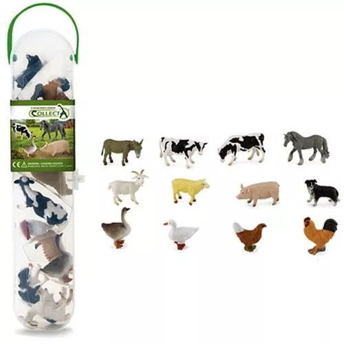 Collecta Mini Boerderijdieren 3-6 Cm (12st) 2 Collecta Mini Boerderijdieren 3-6 Cm (12st) - Afbeelding 2