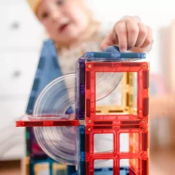 Connetix Magnetische Tegels Knikkerbaan - 92st 12 Connetix Magnetische Tegels Knikkerbaan - 92st -speelgarages, auto's & voertuigen Winkel connetix knikkerbaan 92st 2