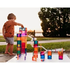 Connetix Magnetische Tegels Knikkerbaan - 92st 18 Connetix Magnetische Tegels Knikkerbaan - 92st -speelgarages, auto's & voertuigen Winkel connetix knikkerbaan 92st 8