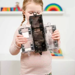 Connetix Magentische Tegels Rainbow - Transport - 50st 12 Connetix Magentische Tegels Rainbow - Transport - 50st -speelgarages, auto's & voertuigen Winkel connetix magentische tegels rainbow transport 50st 3