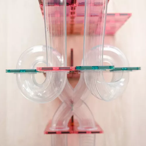 Connetix Magnetische Tegels Knikkerbaan - Pastel - 80st 9 Connetix Magnetische Tegels Knikkerbaan - Pastel - 80st - Afbeelding 9