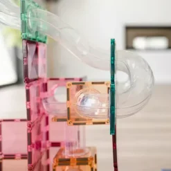 Connetix Magnetische Tegels Knikkerbaan - Pastel - 80st 14 Connetix Magnetische Tegels Knikkerbaan - Pastel - 80st -speelgarages, auto's & voertuigen Winkel connetix magnetische tegels knikkerbaan pastel 80st 4