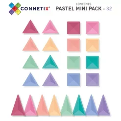 Connetix Magnetische Tegels Pastel - Mini - 32st -speelgarages, auto's & voertuigen Winkel connetix magnetische tegels pastel mini 32st 7