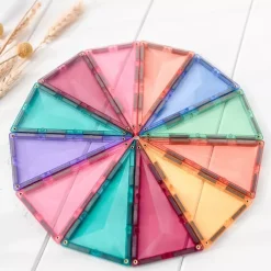Connetix Magnetische Tegels Pastel - Mega - 202st 15 Connetix Magnetische Tegels Pastel - Mega - 202st -speelgarages, auto's & voertuigen Winkel connetix pastel creative 120st 5 1