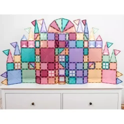 Connetix Magnetische Tegels Pastel - Mega - 202st 12 Connetix Magnetische Tegels Pastel - Mega - 202st -speelgarages, auto's & voertuigen Winkel connetix pastel creative 120st 8 1