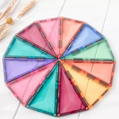 Connetix Magnetische Tegels Pastel - Geometry - 40st 4 Connetix Magnetische Tegels Pastel - Geometry - 40st - Afbeelding 4