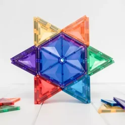 Connetix Magnetische Tegels Rainbow - Geometry - 30st 13 Connetix Magnetische Tegels Rainbow - Geometry - 30st -speelgarages, auto's & voertuigen Winkel connetix rainbow geometry 30st 3