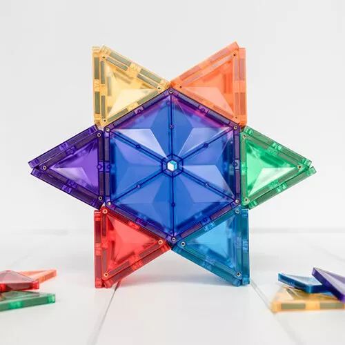 Connetix Magnetische Tegels Rainbow - Geometry - 30st 4 Connetix Magnetische Tegels Rainbow - Geometry - 30st - Afbeelding 4
