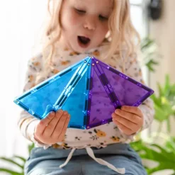 Connetix Magnetische Tegels Rainbow - Geometry - 30st 17 Connetix Magnetische Tegels Rainbow - Geometry - 30st -speelgarages, auto's & voertuigen Winkel connetix rainbow geometry 30st 7