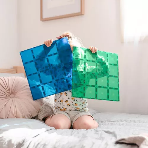 Connetix Uitbreidingsset Bodemplaten - Green-blue - 2st 3 Connetix Uitbreidingsset Bodemplaten - Green-blue - 2st - Afbeelding 3