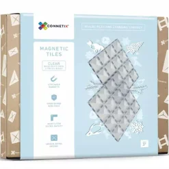 Connetix Uitbreidingsset Bodemplaten - Clear - 2st